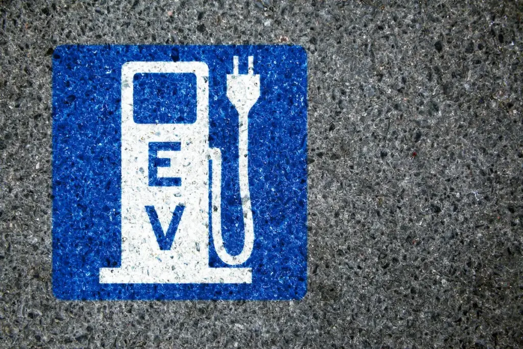 Electric Car Charging Sign