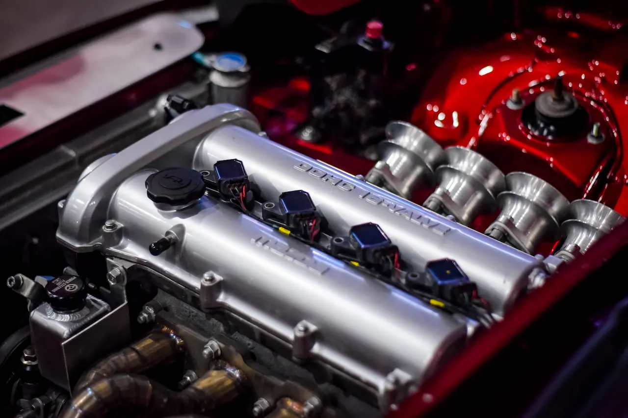 Modified Mazda Miata MX-5 Roadster NA Engine